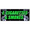 Signmission E-CIGS & SMOKES BANNER SIGN bubblers rolling paper e cigarettes vaporize B-96 E-Cigs & Smokes - alternate 1